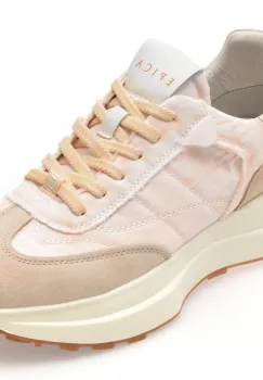 Pantofi sport EPICA bej, QS665, din material textil imagine
