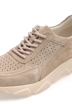 Pantofi sport EPICA gri, 18029, din nabuc imagine