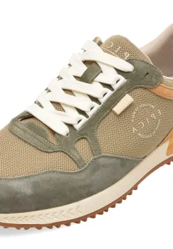 Pantofi sport EPICA gri, 93363, din material textil si piele naturala imagine