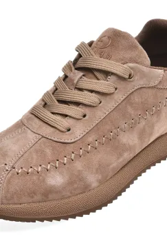 Pantofi sport EPICA gri, QS954, din nabuc imagine