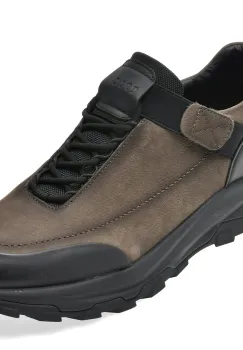 Pantofi sport EPICA kaki, 68006, din piele naturala imagine