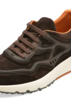 Pantofi sport EPICA maro, 215LE, din piele intoarsa imagine