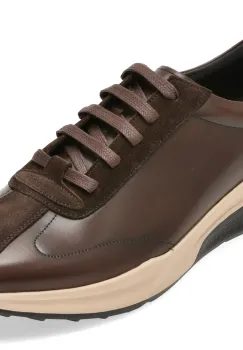 Pantofi sport EPICA maro, D0066, din piele naturala imagine