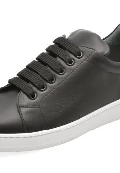 Pantofi sport EPICA negri, 1001338, din piele naturala imagine