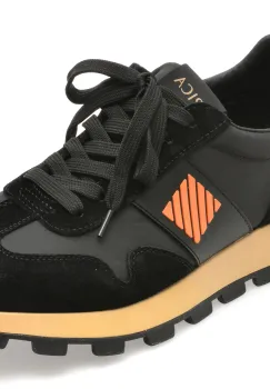 Pantofi sport EPICA negri, 110016, din material textil imagine