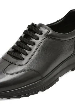 Pantofi sport EPICA negri, 12302, din piele naturala imagine