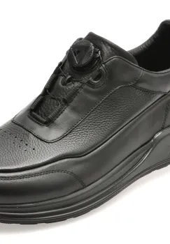 Pantofi sport EPICA negri, 250408, din piele naturala imagine