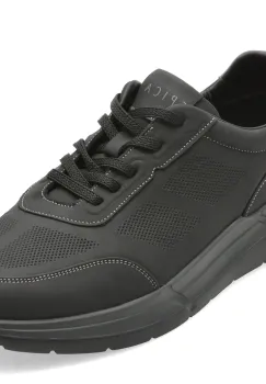 Pantofi sport EPICA negri, 250505, din piele naturala imagine