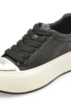 Pantofi sport EPICA negri, 28701, din piele naturala imagine