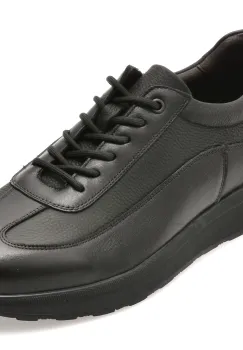 Pantofi sport EPICA negri, 312A, din piele naturala imagine