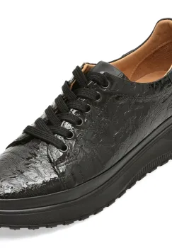 Pantofi sport EPICA negri, 381141, din piele naturala lacuita imagine