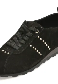 Pantofi sport EPICA negri, 5731272, din piele intoarsa imagine