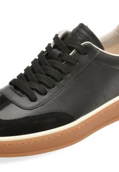 Pantofi sport EPICA negri, 59215, din piele naturala imagine