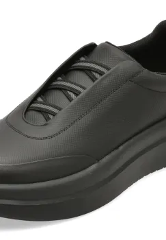 Pantofi sport EPICA negri, 6006, din piele naturala imagine