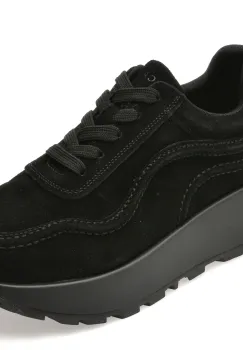 Pantofi sport EPICA negri, 6038, din piele intoarsa imagine