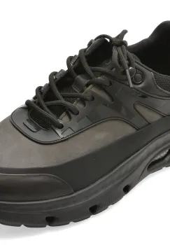 Pantofi sport EPICA negri, 703302, din piele naturala imagine