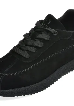 Pantofi sport EPICA negri, QS954, din piele intoarsa imagine