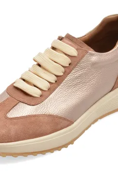 Pantofi sport EPICA nude, 1001319, din piele naturala imagine