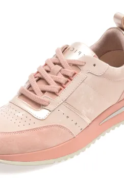 Pantofi sport EPICA roz, QS510, din piele naturala imagine
