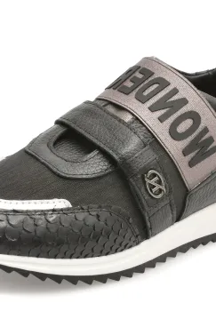 Pantofi sport ERISMA maro, 135697F, din material textil si piele naturala imagine