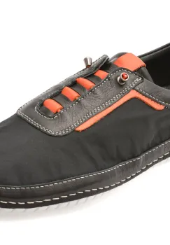 Pantofi sport EVIDA negri, EV2925, din material textil imagine