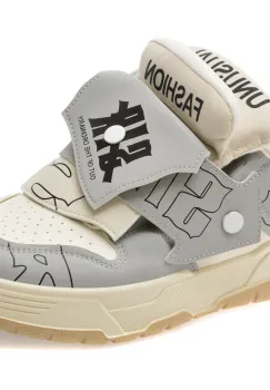 Pantofi sport FASHION gri, C242, din piele ecologica imagine