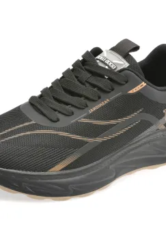 Pantofi sport FASHION negri, 83062, din material textil imagine