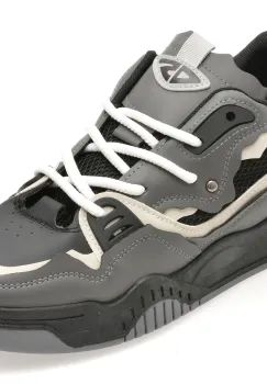 Pantofi sport FASHION negri, RB001, din material textil imagine