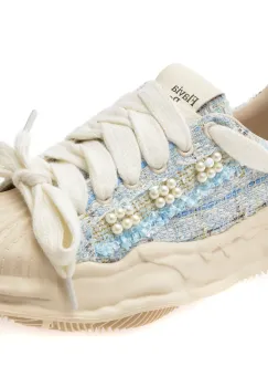 Pantofi sport FLAVIA PASSINI albastri, H8015, din material textil imagine