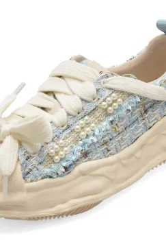 Pantofi sport FLAVIA PASSINI albastri, H8015, din material textil imagine