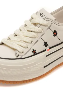 Pantofi sport FLAVIA PASSINI albi, 219310, din piele naturala imagine
