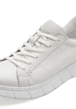 Pantofi sport FLAVIA PASSINI albi, 22104, din piele naturala imagine