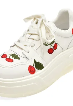 Pantofi sport FLAVIA PASSINI albi, 267715, din piele naturala imagine