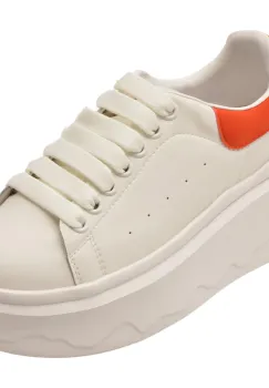 Pantofi sport FLAVIA PASSINI albi, 3F612, din piele naturala imagine