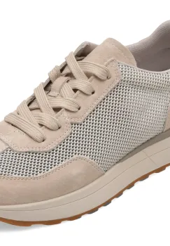 Pantofi sport FLAVIA PASSINI albi, 6182, din material textil si piele naturala imagine