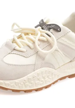 Pantofi sport FLAVIA PASSINI albi, 6677, din material textil si piele naturala imagine