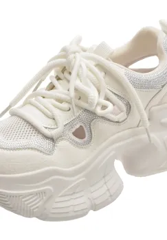 Pantofi sport FLAVIA PASSINI albi, 738, din piele naturala imagine