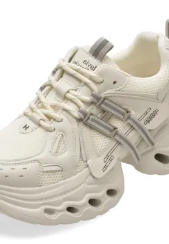 Pantofi sport FLAVIA PASSINI albi, 8820, din material textil imagine