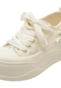 Pantofi sport FLAVIA PASSINI albi, 899, din material textil imagine