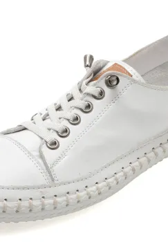 Pantofi sport FLAVIA PASSINI albi, EV2898, din piele naturala imagine