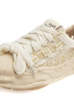 Pantofi sport FLAVIA PASSINI albi, H8015, din material textil imagine