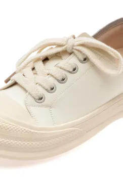 Pantofi sport FLAVIA PASSINI albi, S201, din piele naturala imagine