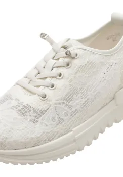 Pantofi sport FLAVIA PASSINI albi, WM02, din material textil imagine