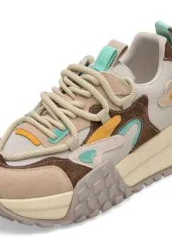 Pantofi sport FLAVIA PASSINI bej, 2689, din piele ecologica imagine
