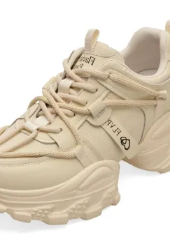 Pantofi sport FLAVIA PASSINI bej, 8828, din piele naturala imagine