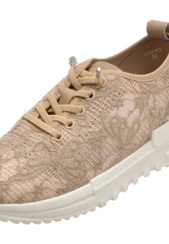 Pantofi sport FLAVIA PASSINI bej, WM02, din material textil imagine