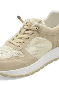 Pantofi sport FLAVIA PASSINI bej, WM12, din material textil si piele naturala imagine