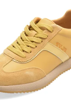 Pantofi sport FLAVIA PASSINI galbeni, 6159, din piele naturala imagine