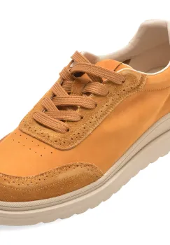 Pantofi sport FLAVIA PASSINI galbeni, 9622, din piele naturala imagine