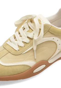 Pantofi sport FLAVIA PASSINI galbeni, T265105, din material textil si piele naturala imagine